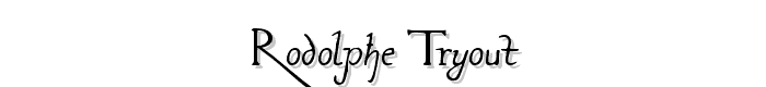 Rodolphe Tryout font